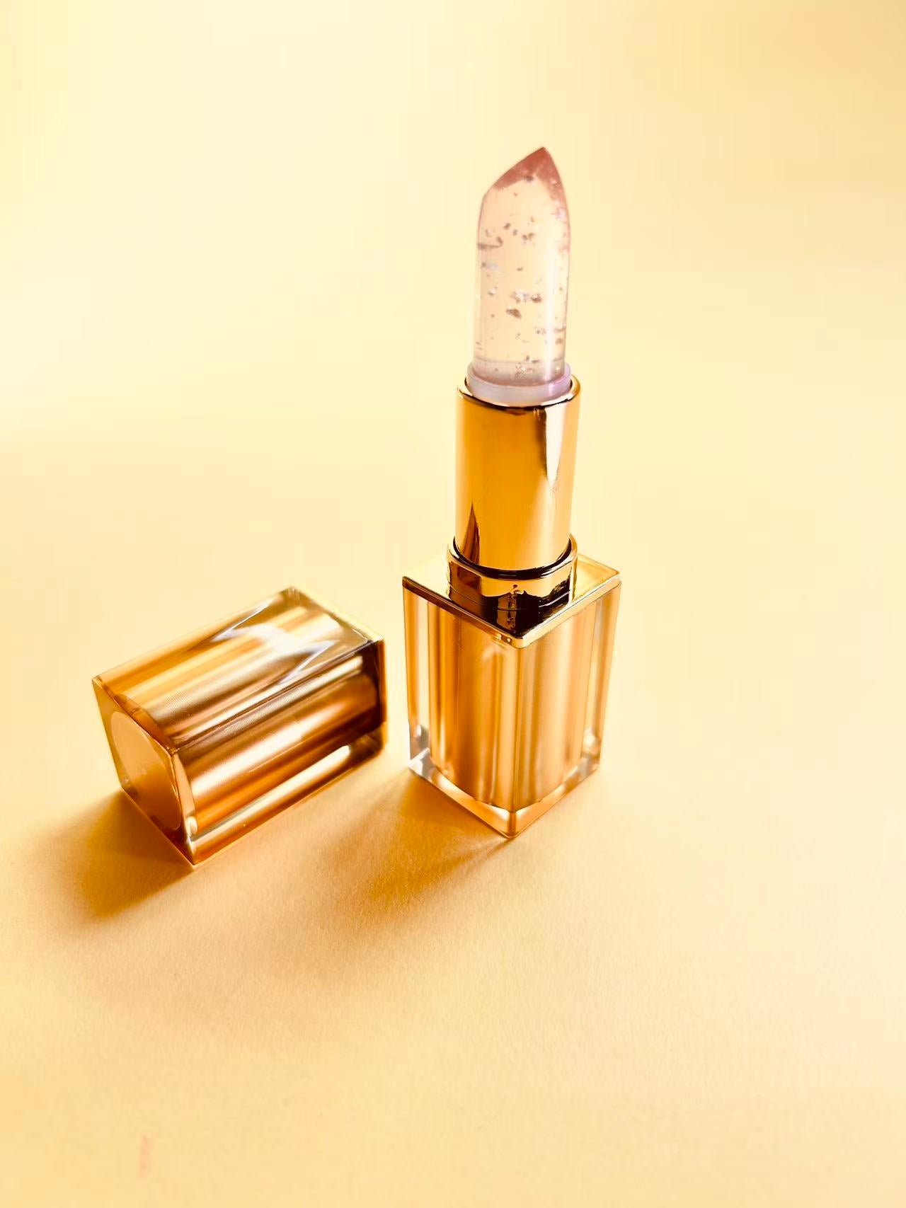 HR90 color-changing lipstick texture display - long-lasting lip makeup product